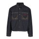 Karl Kani jacket Cropped Rinsed Denim Jacket